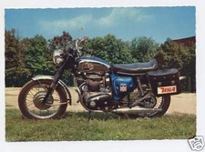 CARTOLINA MOTO BSA LIGHTNING 650 2 cil