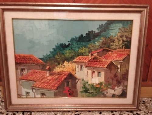 Quadro paesaggio campagna - quadro,