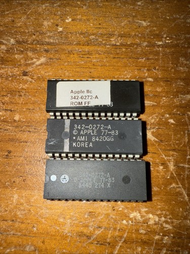 Apple iic rom ff 255 - ff,