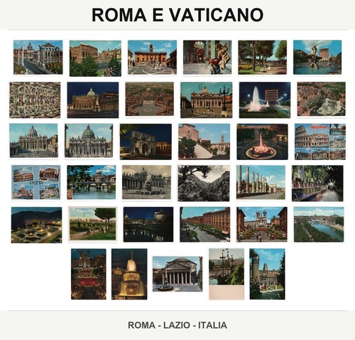 Cartoline roma vaticano - cartoline, e