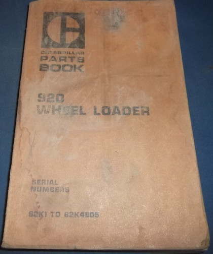 Libretto manuale ricambi pala - ricambi,