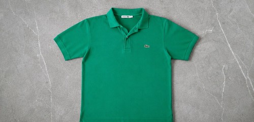 Lacoste polo uomo - verde, taglia