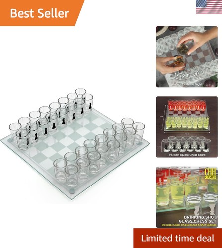 Set scacchi bicchiere - set,