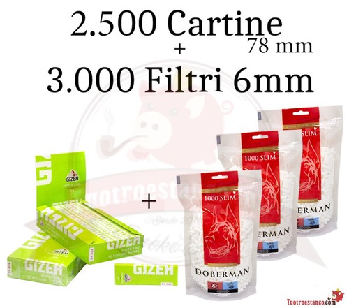 500 cartine gizeh 78mm - gizeh, +