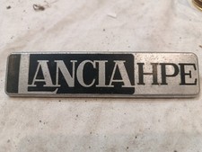 LANCIA BETA HPE HP E LOGO SIGLA EMBLEMA FREGIO STEMMA SCRITTA TARGHETTA BADGE