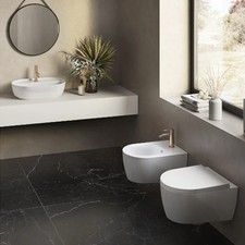 Coppia di sanitari sospesi