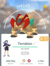 Shiny terrakion 2020 - terrakion, livello