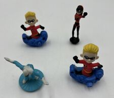 4 Personaggi Gli Incredibili Disney Mc Donald’s Happy Meal Vintage 2003 Sorprese