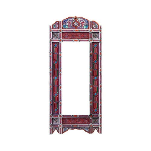Cornice specchio viola chiaro