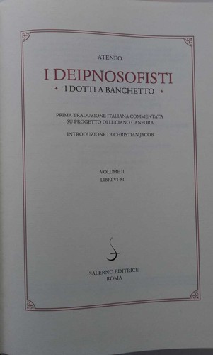 Deipnosofisti i dotti - deipnosofisti,