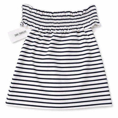 Top zara righe spalle - a,