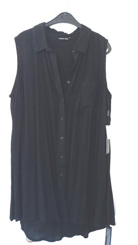 Tunica camicia nera senza