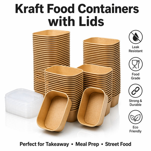 Contenitori alimentari kraft - contenitori,