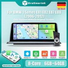 per BMW Serie 1 E81 E82 E87 E88 iDrive 10,25'' Android 14 Autoradio CarPlay 64GB GPS