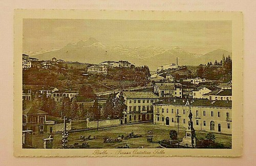 Cartolina biella piazza - cartolina,