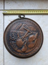 Antico stampo realizzato interamente in rame