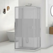 Box doccia 3 lati 80x120x80 in