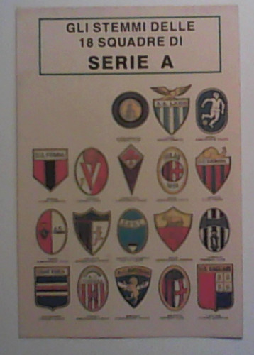 Calcio calciatori stemmi serie - stemmi,