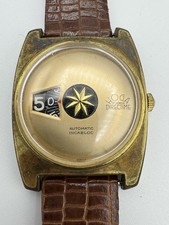 Raro orologio da polso uomo vintage Hoga Directime automatico Jump Hour