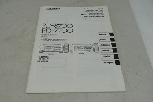 Pioneer 8700 7700 - pd-8700, ++
