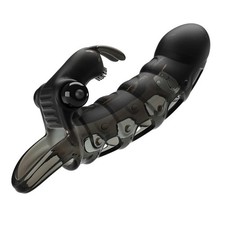 Guaina pene vibrante prolunga fallica stimolatore clitoride sex toys