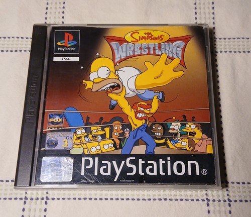 Simpson wrestling pal - pal, ps1