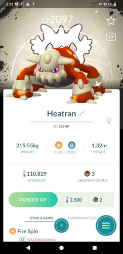 Pokémon shiny heatran - pokémon,