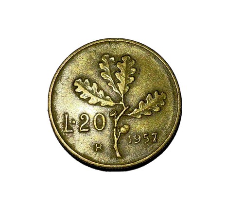 Rara lire 1957 - 20,