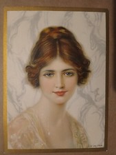 volto di donna – cromotipia