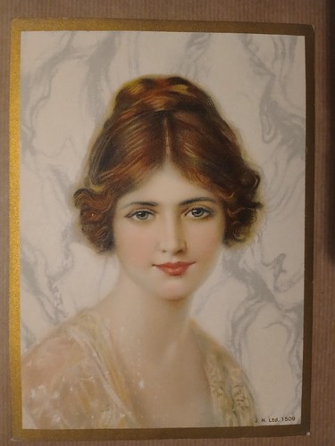Volto donna cromotipia - –,