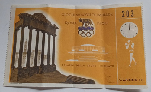Orig biglietto olimpiadi - olimpiadi, roma