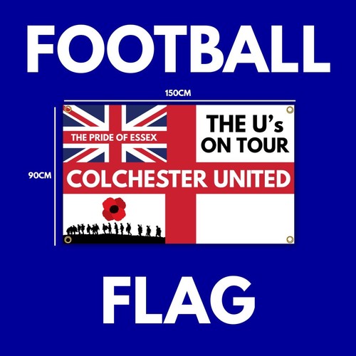 Bandiera calcio colchester - bandiera,