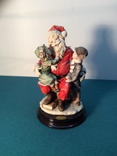 GIUSEPPE ARMANI "AUGURI DI NATALE" BABBO NATALE CON BAMBINI FIRENZE FIGURINA 1417C NO SCATOLA