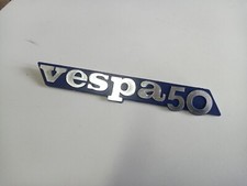 TARGHETTA LATERALE " VESPA 50