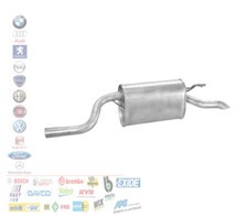 SILENZIATORE MARMITTA POSTERIORE TUBO GAS DI SCARICO FIAT PUNTO 1.2 17008