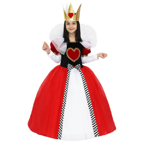 Costume regina cuore 7 - regina, di