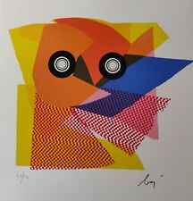 Serigrafia a colori firmata e numerata di Enrico Baj  "ROSSA"