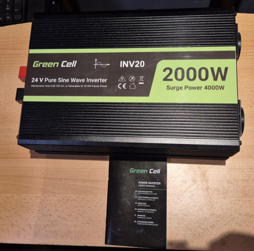 Inverter 24v 230v 2000w - 24v, dc/ac