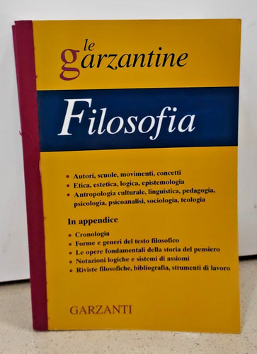 Garzantine filosofia - le,