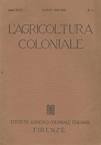 Agricoltura coloniale 3 - coloniale,