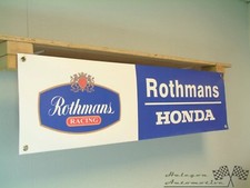 Rothmans Honda Racing Banner