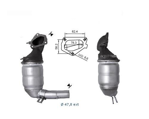 Catalizzatore per opel - catalizzatore,