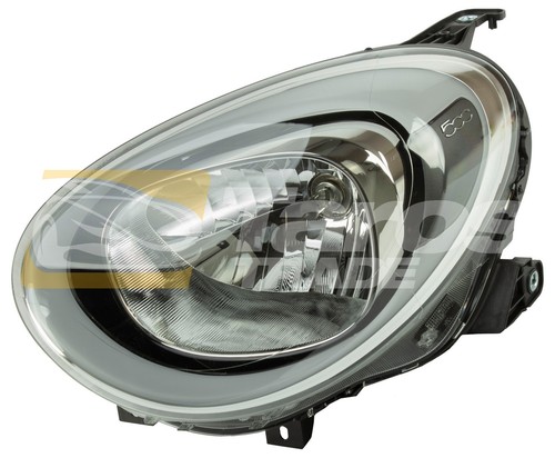 Faro anteriore per fiat 500 - anteriore,