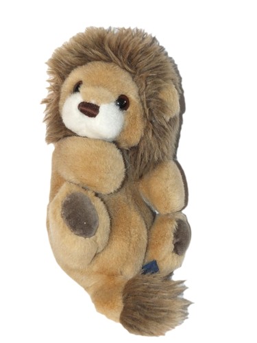 Peluche doudou lion beige - peluche,