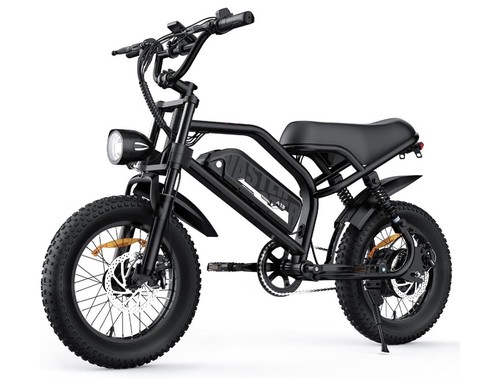 Bici elettrica a13 - bici, nera