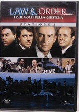 LAW & ORDER I DUE VOLTI DELLA GIUSTIZIA STAGIONE 3 DVD USATA PAL ITA FR1 89474