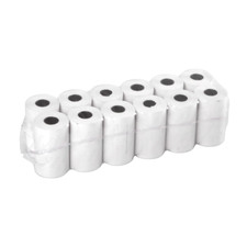 SET 12 ROTOLI CARTA TERMICA 57mm x 15m ROTOLINI PER CASSA SCONTRINO BILANCIA POS