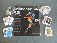 ALBUM CALCIATORI MUNCHEN 74  CON SET COMPLETO DI FIGURINE DA ATTACCARE-COPIA-