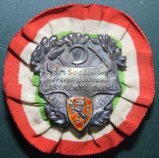 DISTINTIVO CASTIGLIONE OLONA S.M. SOCCORSO OPERAI CONTADINI 1890 MUTUO SOCCORSO