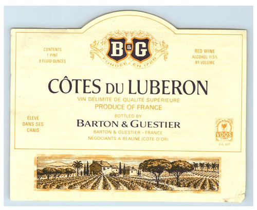 1970 barton guestier cotes - 1970,